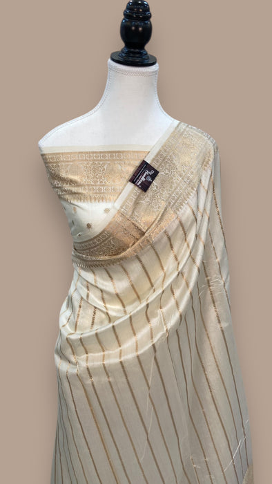 Pure Chiniya Silk Khaddi Handloom Banarasi Saree