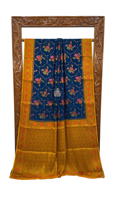 Pure Chiffon Khaddi Banarasi Saree