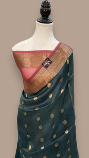 Pure Kora Handloom Banarasi Saree - The Handlooms