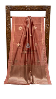 Pure Mango Silk Banarasi Handloom Saree - The Handlooms