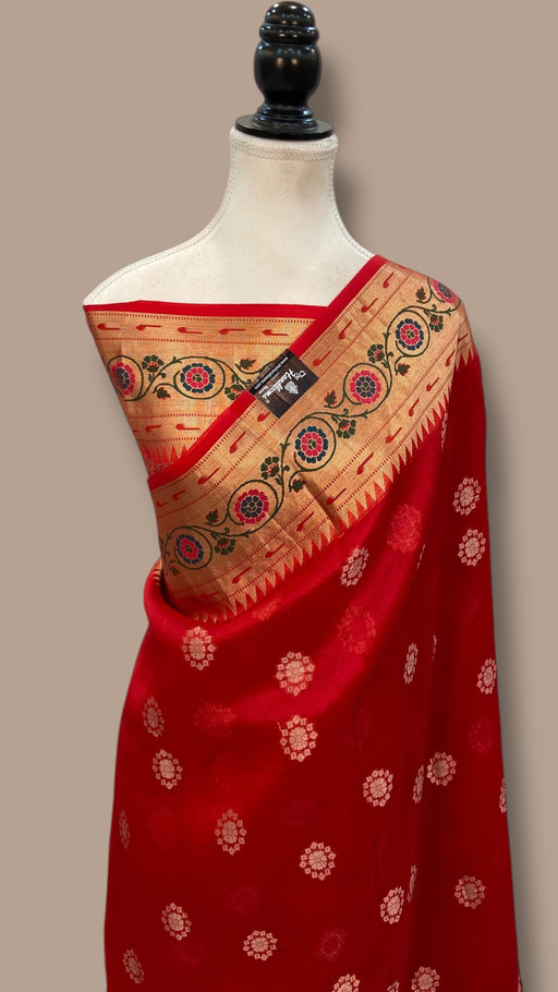 Pure Kora Handloom Banarasi Saree - The Handlooms