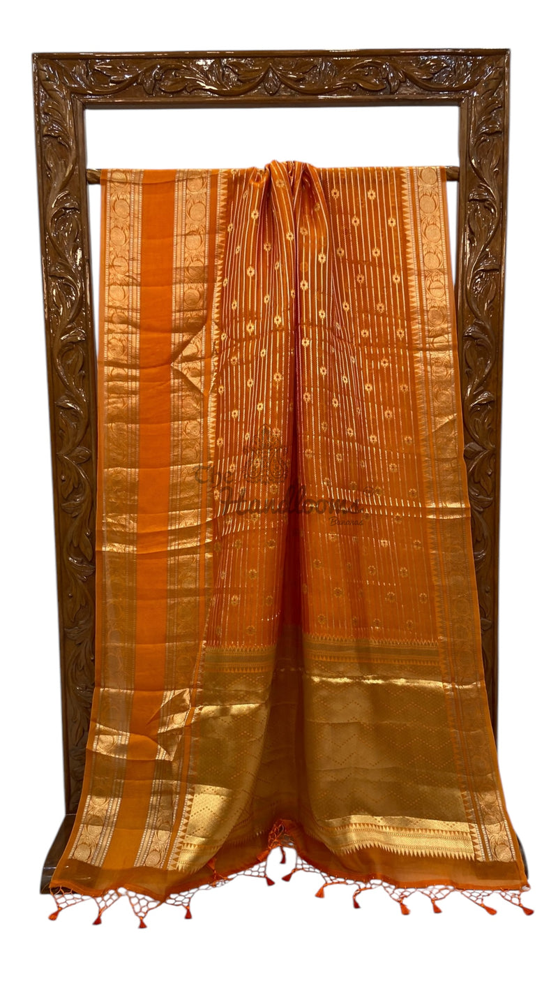 Pure Kora Handloom Banarasi Saree - The Handlooms