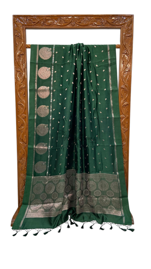 Pure Mango Silk Banarasi Handloom Saree - The Handlooms