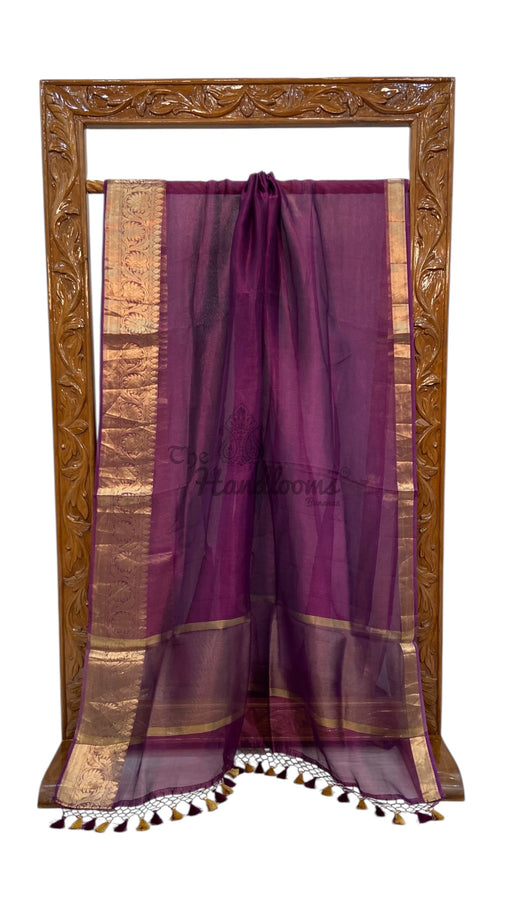 Pure Kora Tissue Handloom Banarasi Saree - The Handlooms