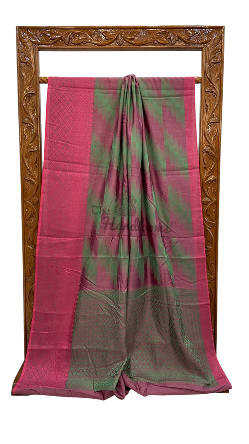 Pure Chiniya Silk Handloom Banarasi Saree - The Handlooms