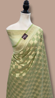 Pure Cotton Banarasi Handloom Saree - The Handlooms