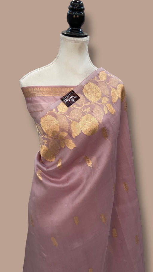 Pure Kora Handloom Banarasi Saree - The Handlooms