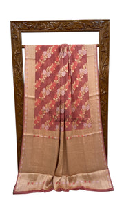 Pure Chiffon Khaddi Banarasi Saree - The Handlooms