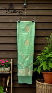 Pure Katan Silk Handlooms Banarasi Dress material - The Handlooms