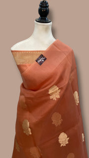 Pure Kora Handloom Banarasi Saree - The Handlooms
