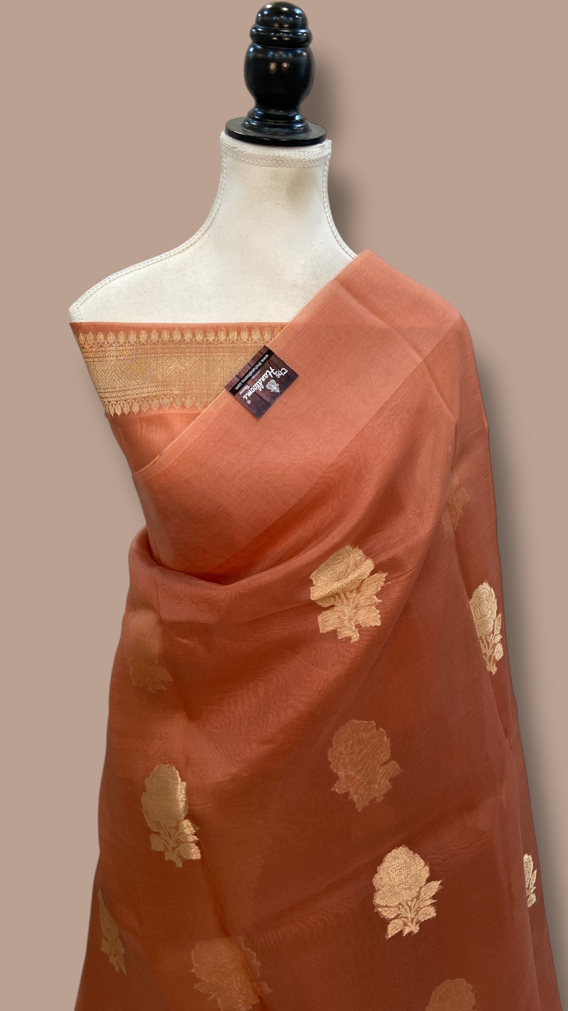 Pure Kora Handloom Banarasi Saree - The Handlooms