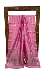Pure Mango Silk Banarasi Handlokom Saree - The Handlooms