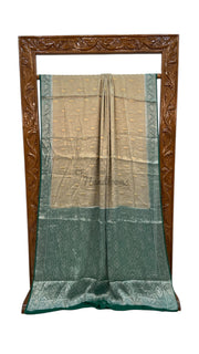 Pure Chiffon Khaddi Banarasi Saree - The Handlooms