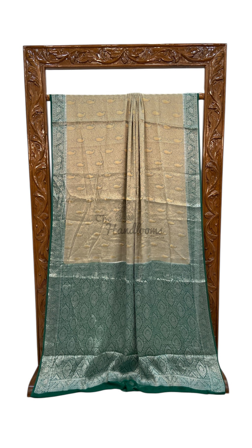 Pure Chiffon Khaddi Banarasi Saree - The Handlooms