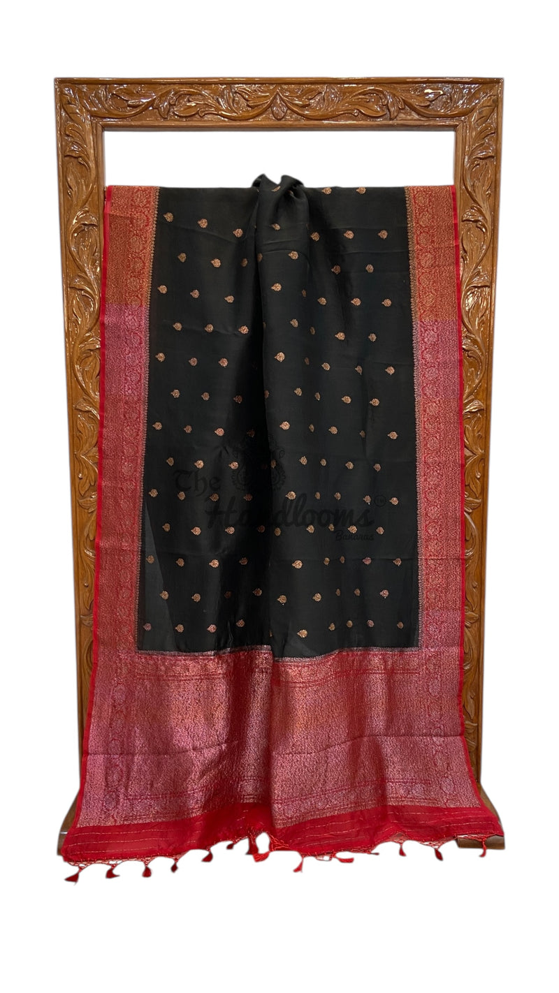 Pure Kora Handloom Banarasi Saree - The Handlooms