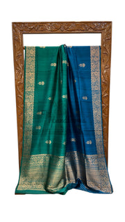 Pure Raw Silk Handloom Banarasi Saree - The Handlooms