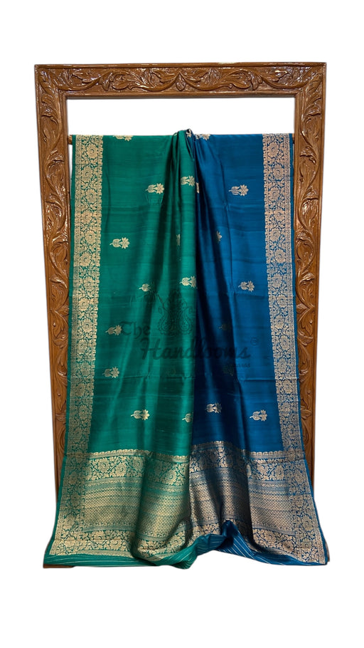 Pure Raw Silk Handloom Banarasi Saree - The Handlooms