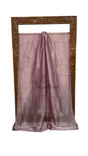 Pure Kora Handloom Banarasi Saree - Plain - The Handlooms