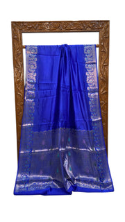 Pure Mango Silk Banarasi Handloom Saree - The Handlooms