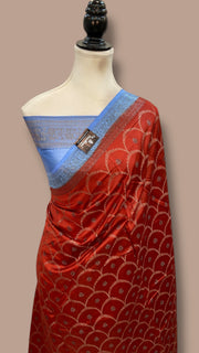 Pure Chiniya Silk Handloom Banarasi Saree - The Handlooms