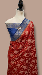 Pure Chiniya Silk Handloom Banarasi Saree - The Handlooms