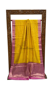 Pure Chiniya Silk Handloom Banarasi Saree - The Handlooms