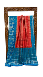 Pure Chiniya Silk Handloom Banarasi Saree - The Handlooms