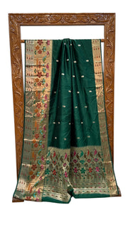 Pure Mango Silk Banarasi Handloom Saree - The Handlooms