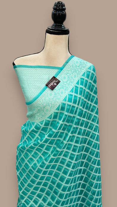 Pure Kora Handloom Banarasi Saree