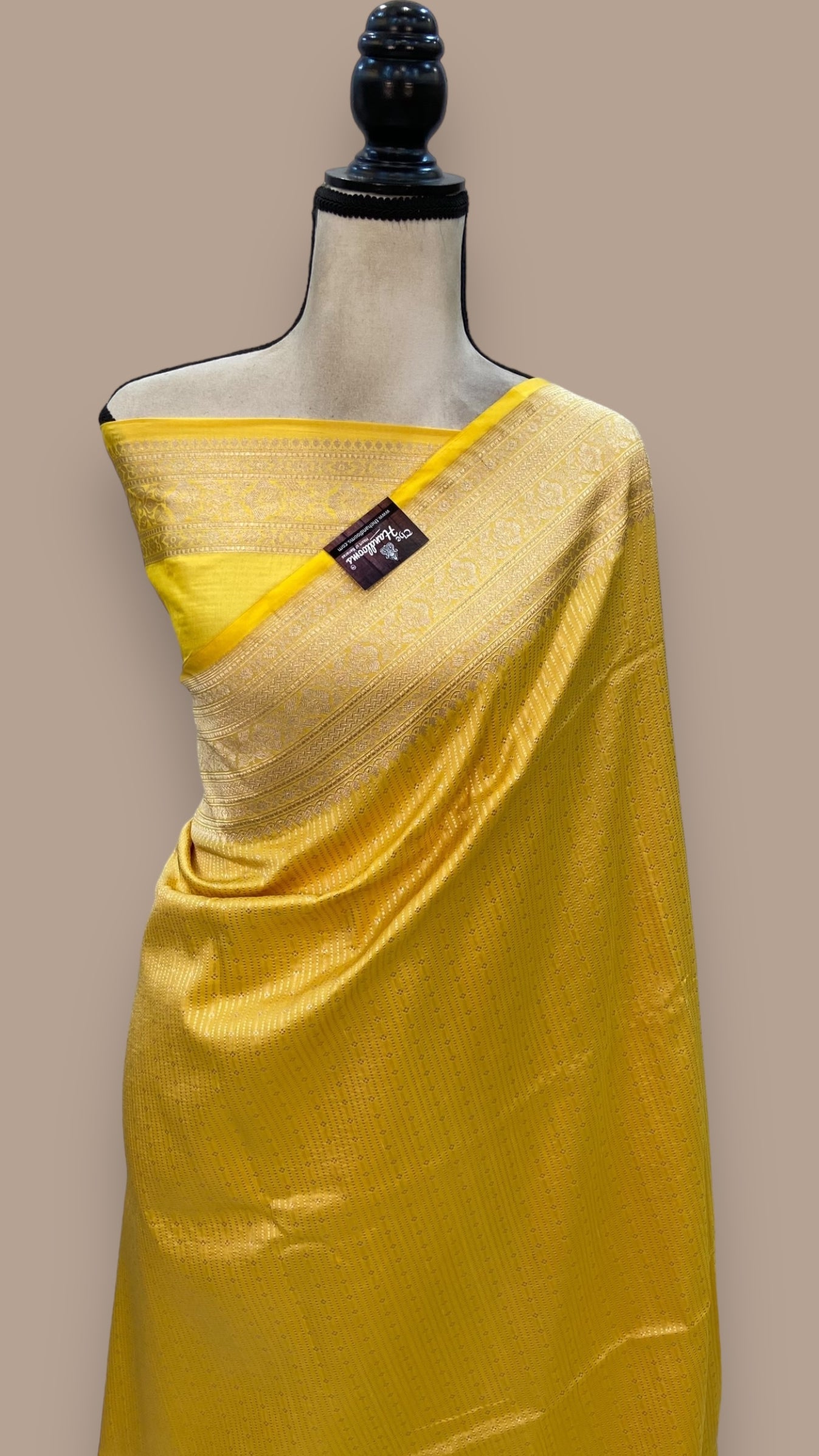 Pure Katan Silk Banarasi Handloom Saree - Tanchui Brocade — The Handlooms