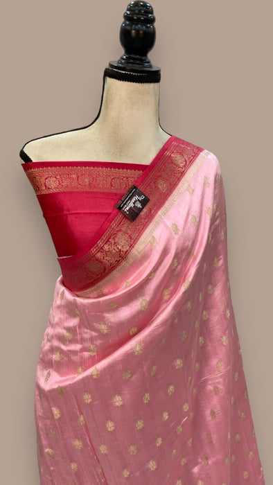 Pure Chiniya Silk Handloom Banarasi Saree