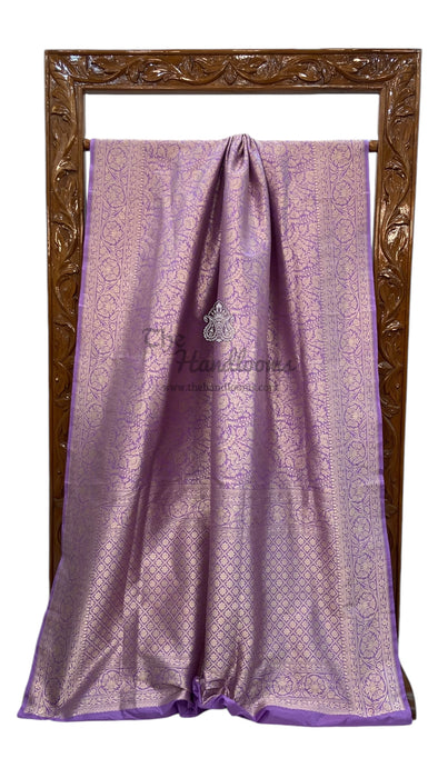 Pure Katan Silk Banarasi Handloom Saree - Tanchui Brocade