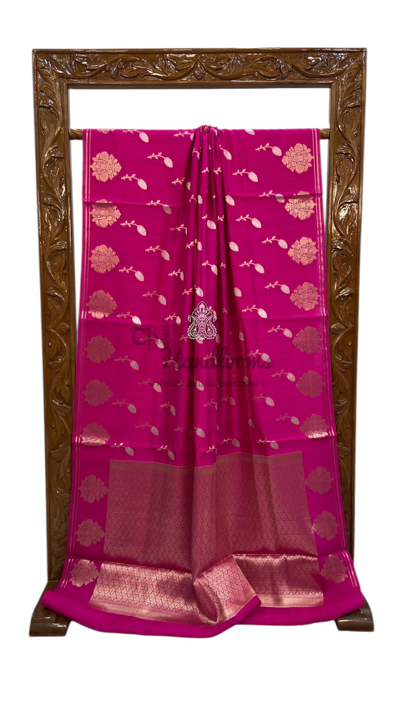 Pure Chiniya Silk Handloom Banarasi Saree - The Handlooms