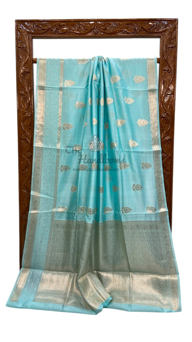 Pure Mango Silk Banarasi Handloom Saree