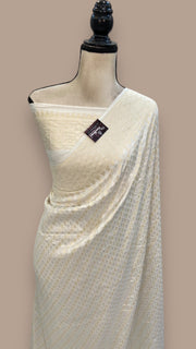 Pure Moonga Khaddi Handloom Banarasi Saree - The Handlooms