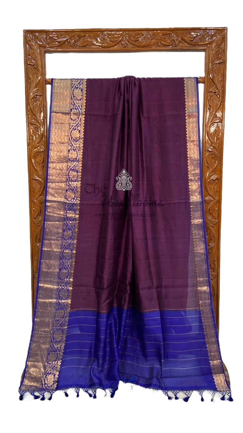 Pure Chiniya Silk Handloom Banarasi Saree - The Handlooms