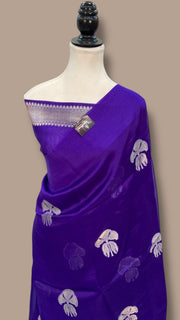 Pure Kora Handloom Banarasi Saree - The Handlooms