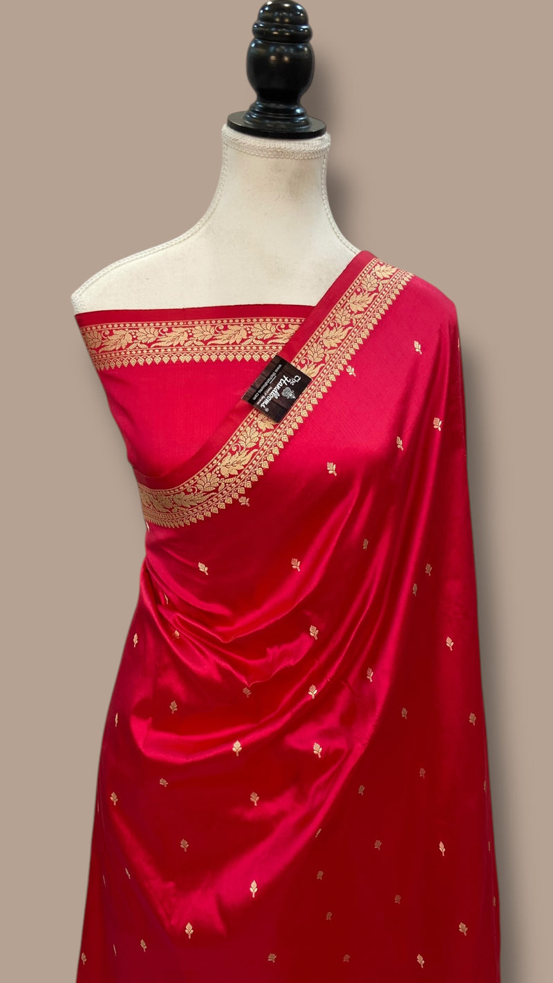 Pure Katan Silk Banarasi Handloom Saree - The Handlooms