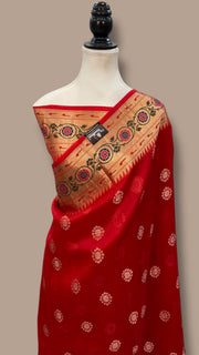 Pure Kora Handloom Banarasi Saree - The Handlooms