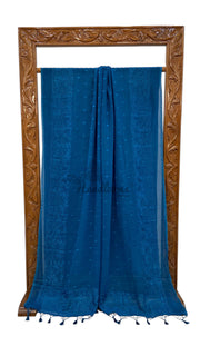 Pure Georgette Chikankari Handloom Banarasi Saree - The Handlooms