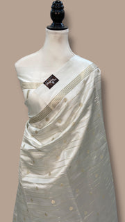 Pure Mango Silk Banarasi Handloom Saree - The Handlooms