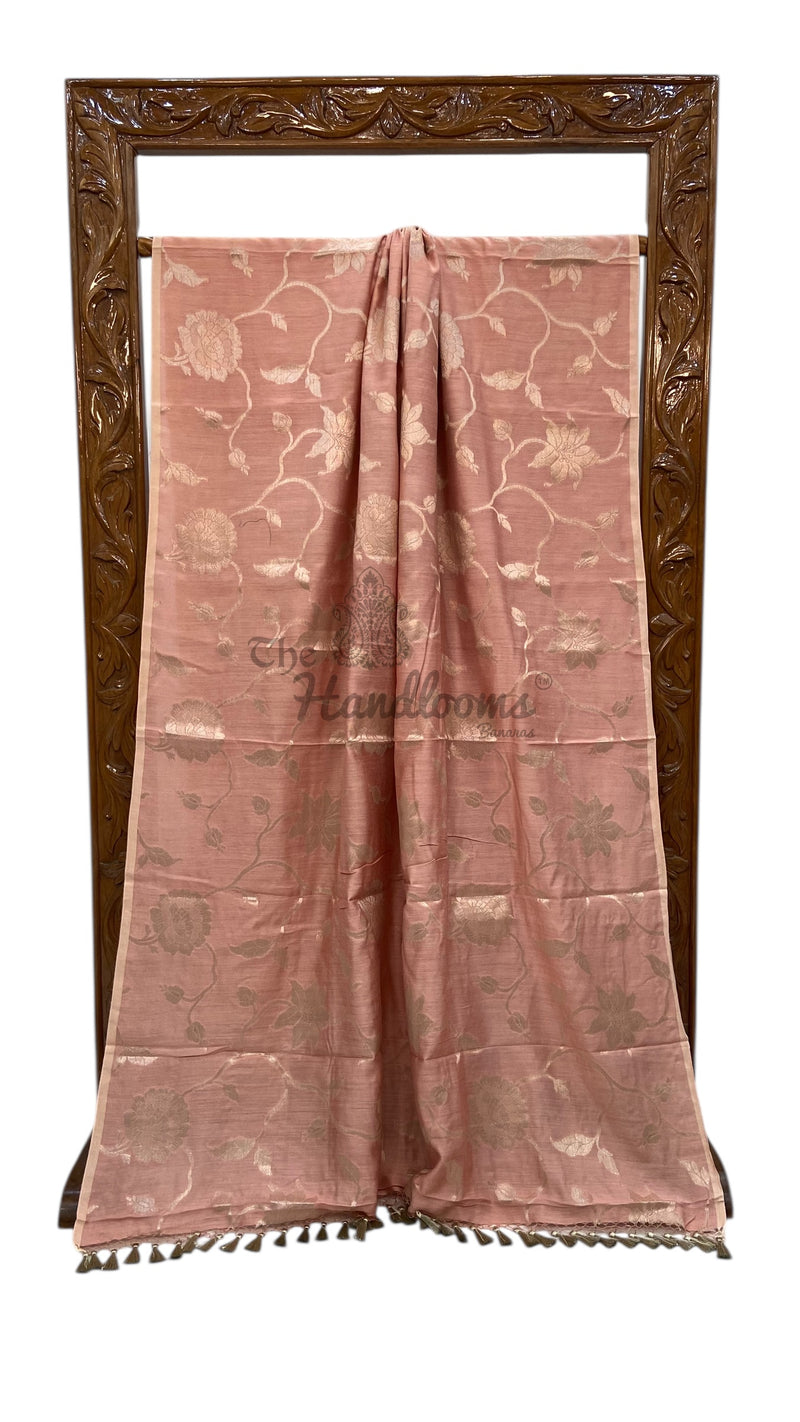 Moonga Silk  Handloom Banarasi Saree - The Handlooms