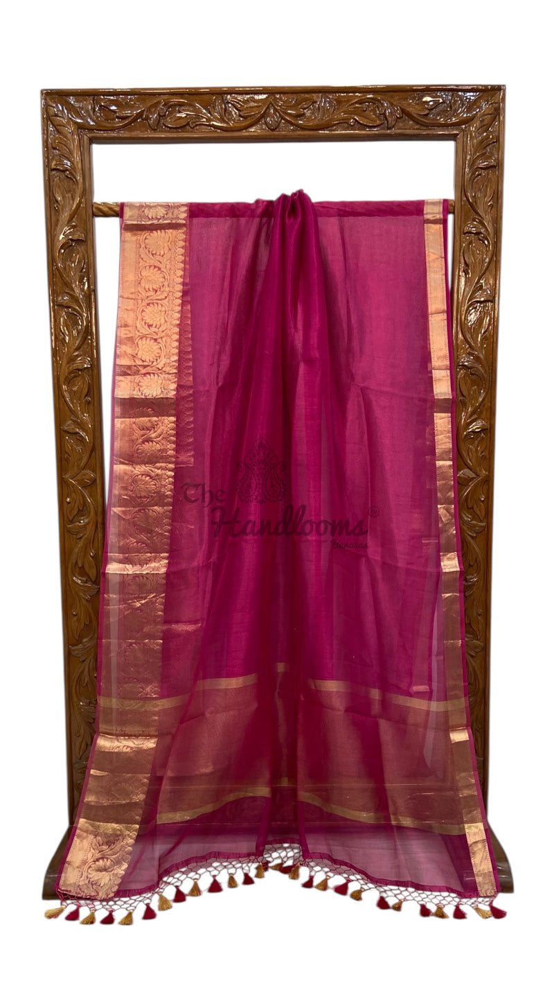 Pure Kora Tissue Handloom Banarasi Saree - The Handlooms