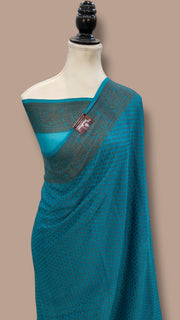 Pure Chiffon Khaddi Banarasi Saree - The Handlooms