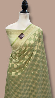 Pure Cotton Banarasi Handloom Saree - The Handlooms