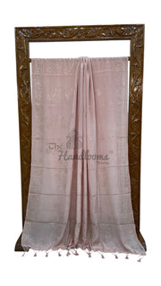 Pure Georgette Handloom Banarasi Saree with Siroski Stone Work - The Handlooms