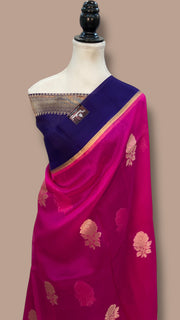 Pure Kora Handloom Banarasi Saree - The Handlooms