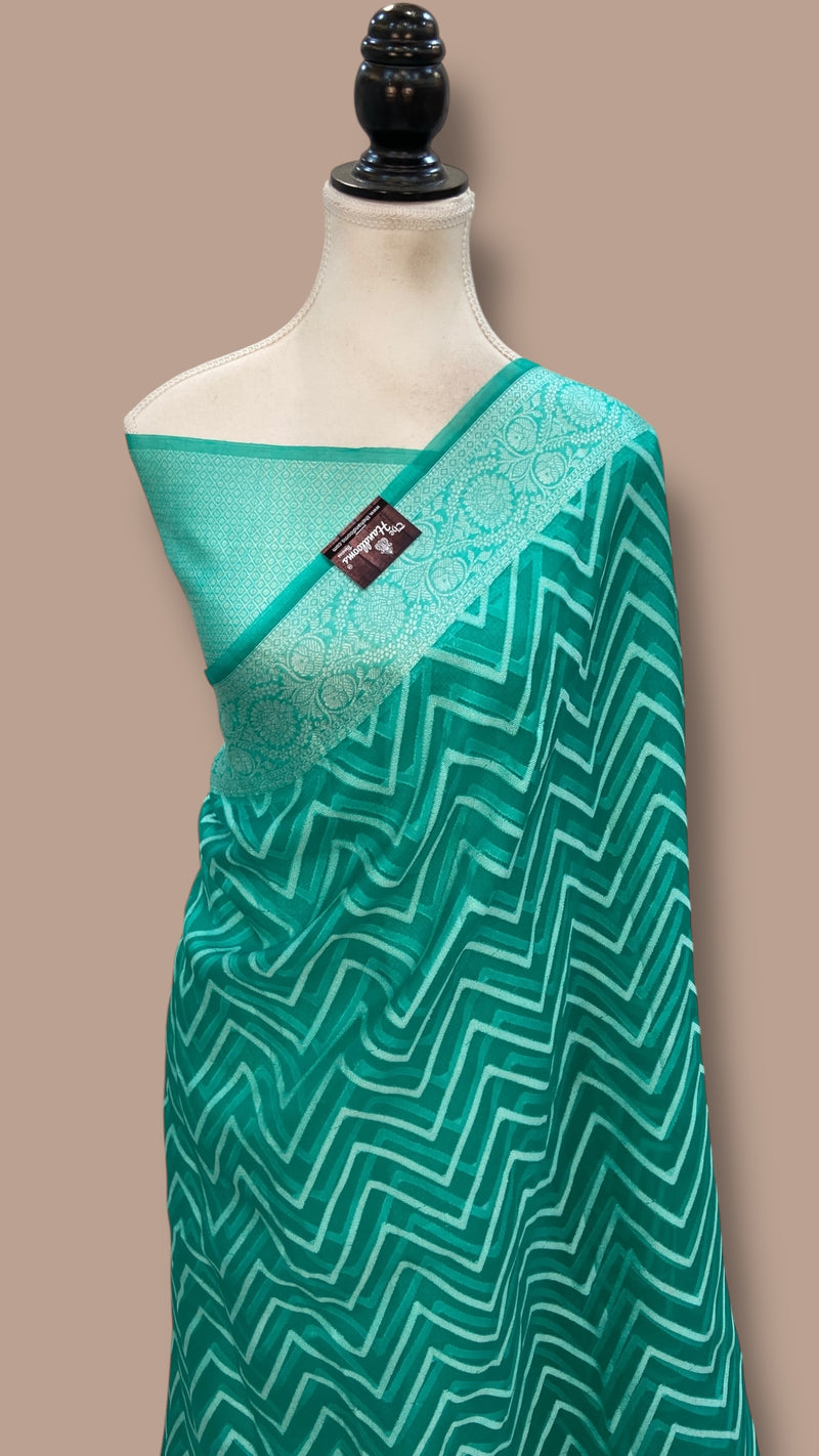 Pure Kora Handloom Banarasi Saree - The Handlooms