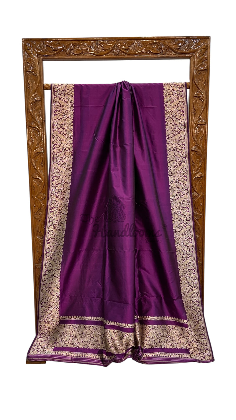 Pure Katan Silk Banarasi Handloom Saree - The Handlooms