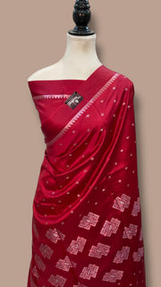 Pure Mango Silk Banarasi Handloom Saree - The Handlooms